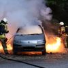 Joux : une voiture prend feu sur la D14
