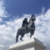 Détagage de la statue de Bellecour